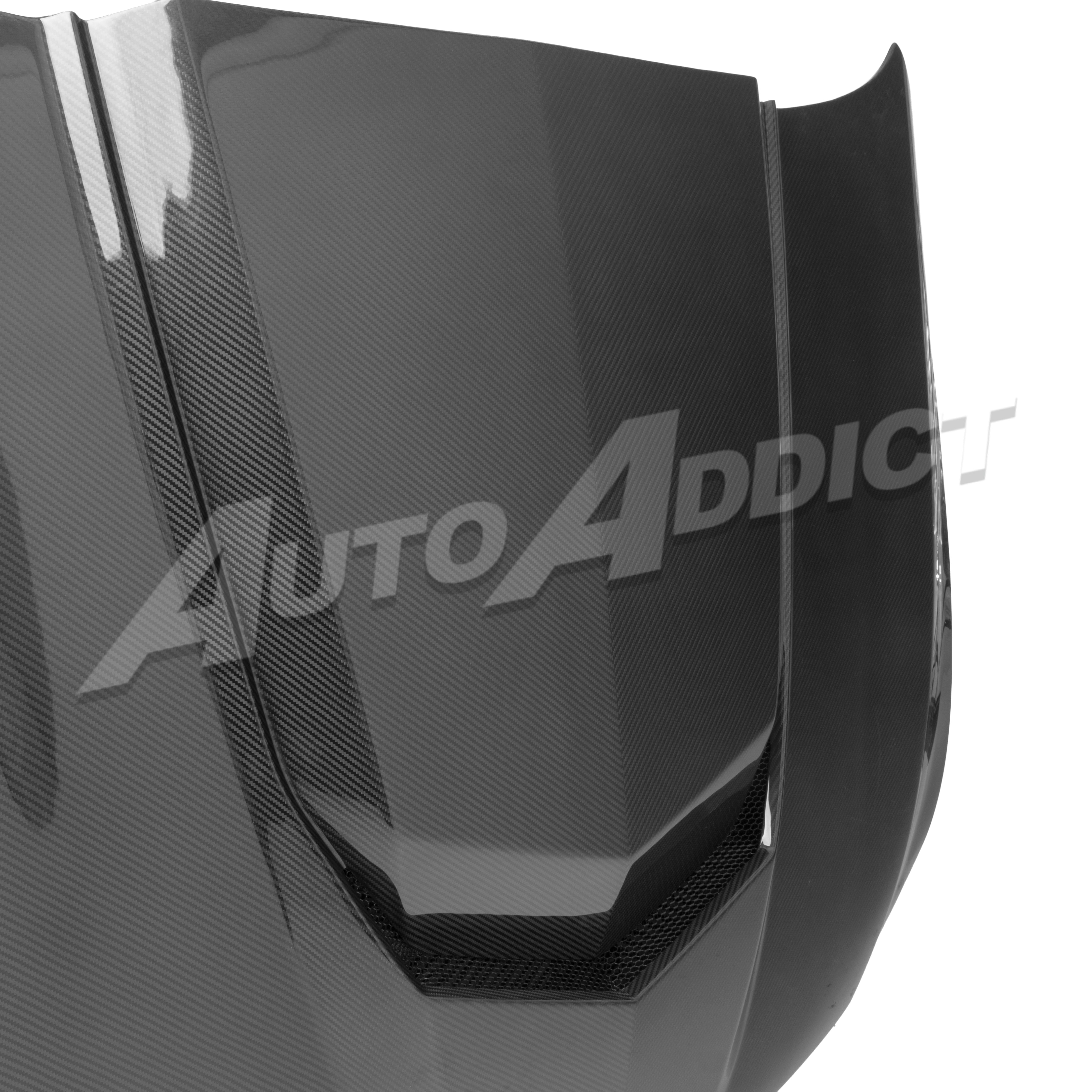 Cadillac CT5-V Blackwing Heritage Spec Pre-Preg V-Shaped Double Sided Carbon Fiber Hood