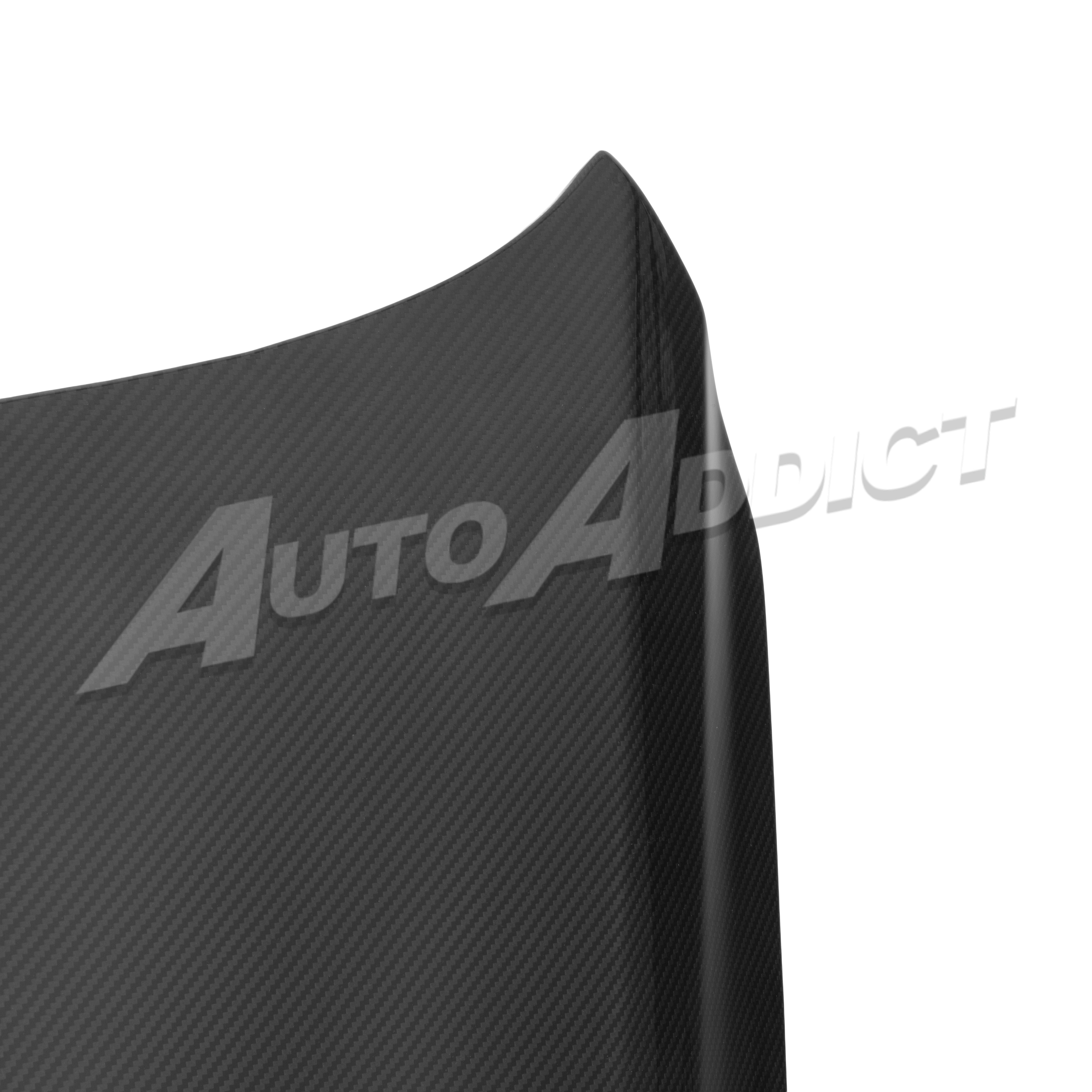 Cadillac CT5-V Blackwing Heritage Spec Pre-Preg V-Shaped Double Sided Carbon Fiber Hood