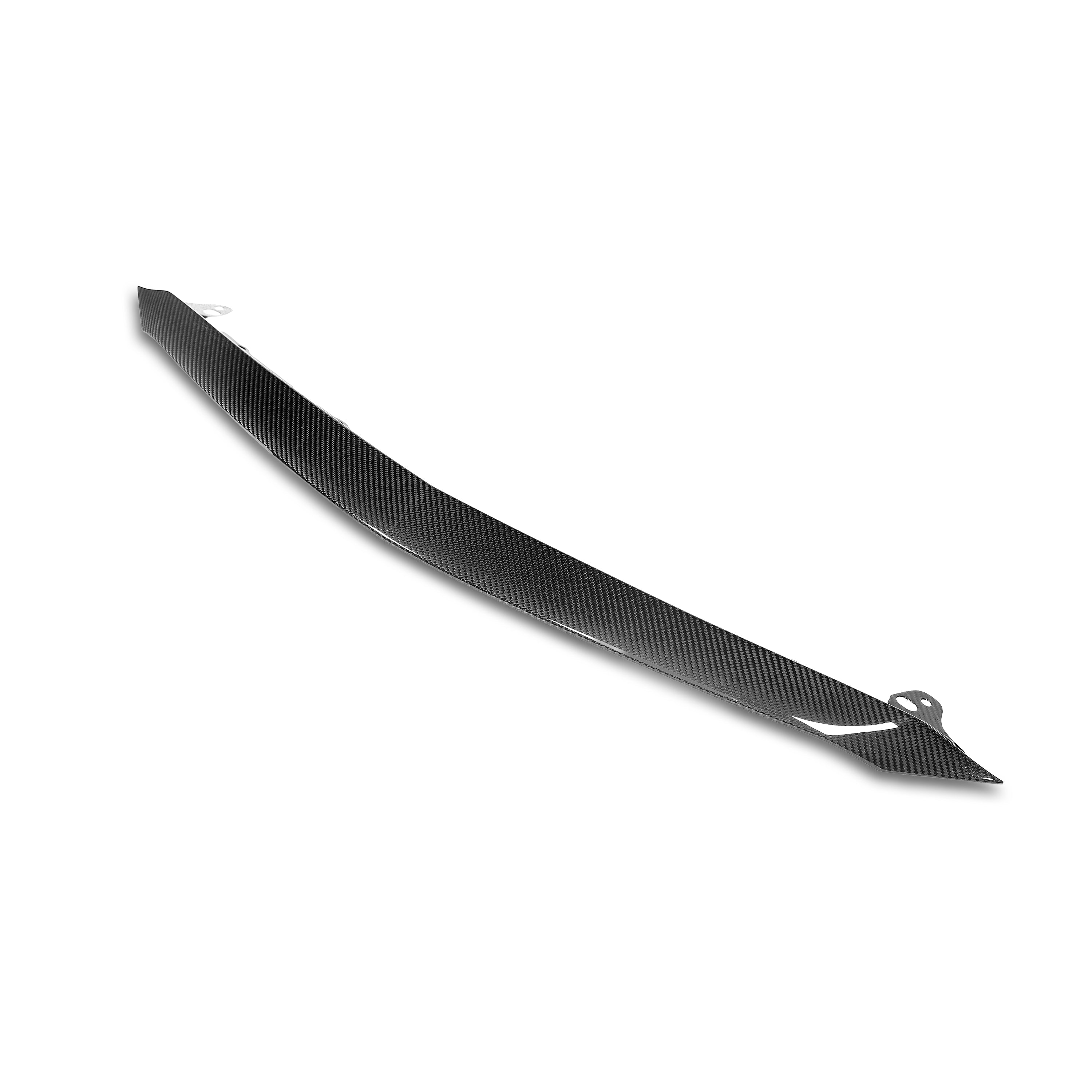 Cadillac CT5-V Blackwing Front Bumper Top Upper Shell Pre Preg Gloss Carbon Fiber Replacement