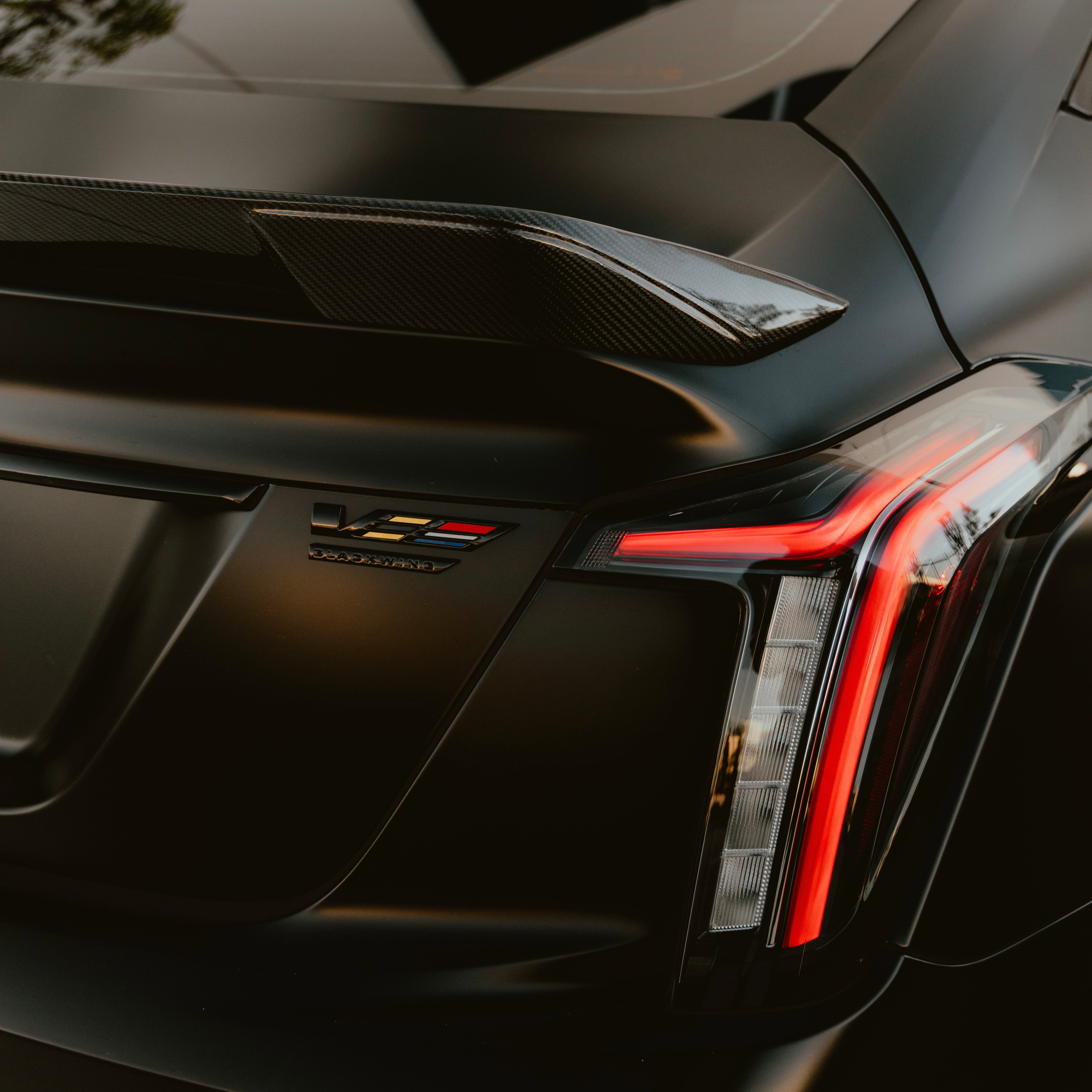 Cadillac CT5-V Blackwing Gloss Carbon Fiber Rear Spoiler