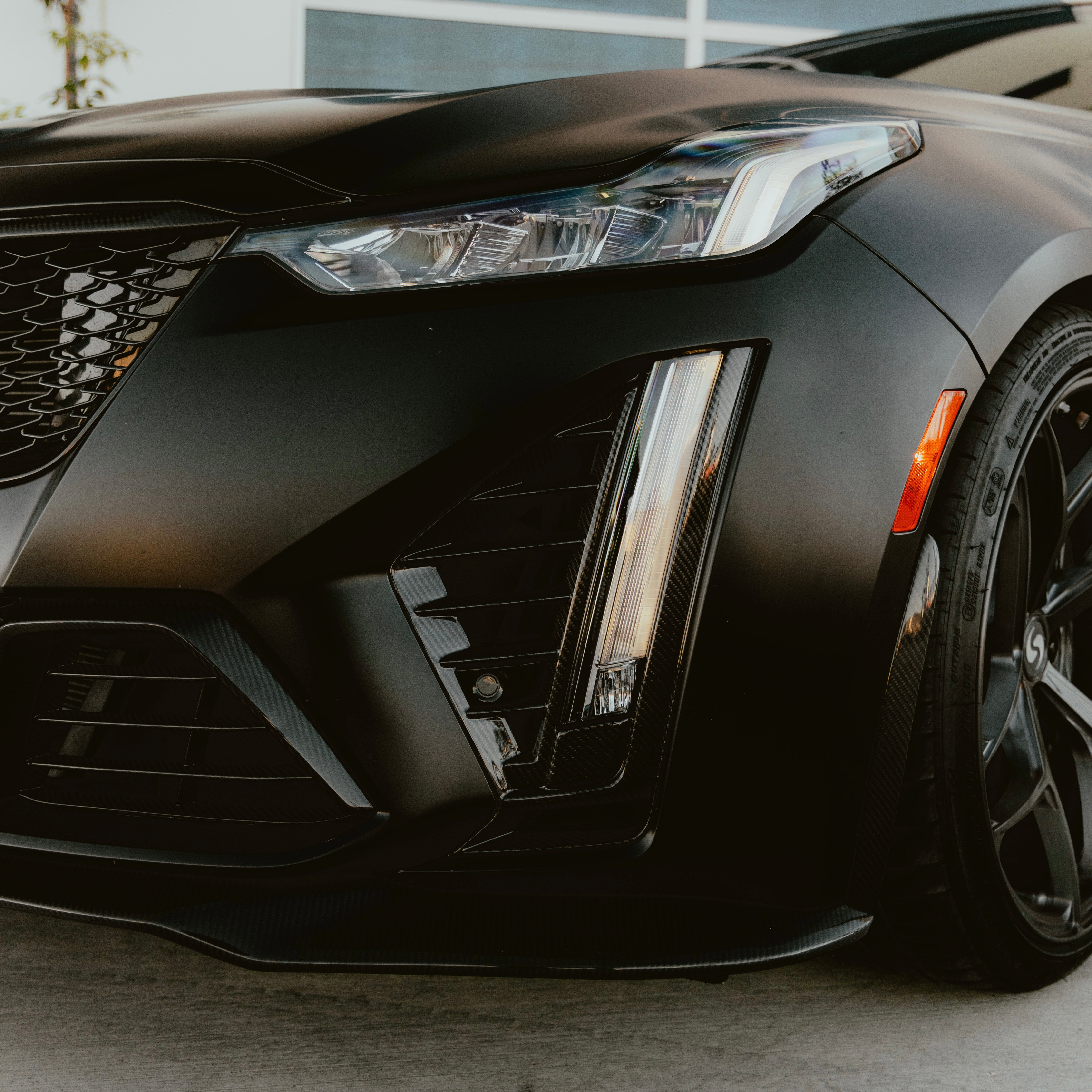 Cadillac CT5-V Blackwing Gloss Carbon Fiber Side Grilles (Pair)