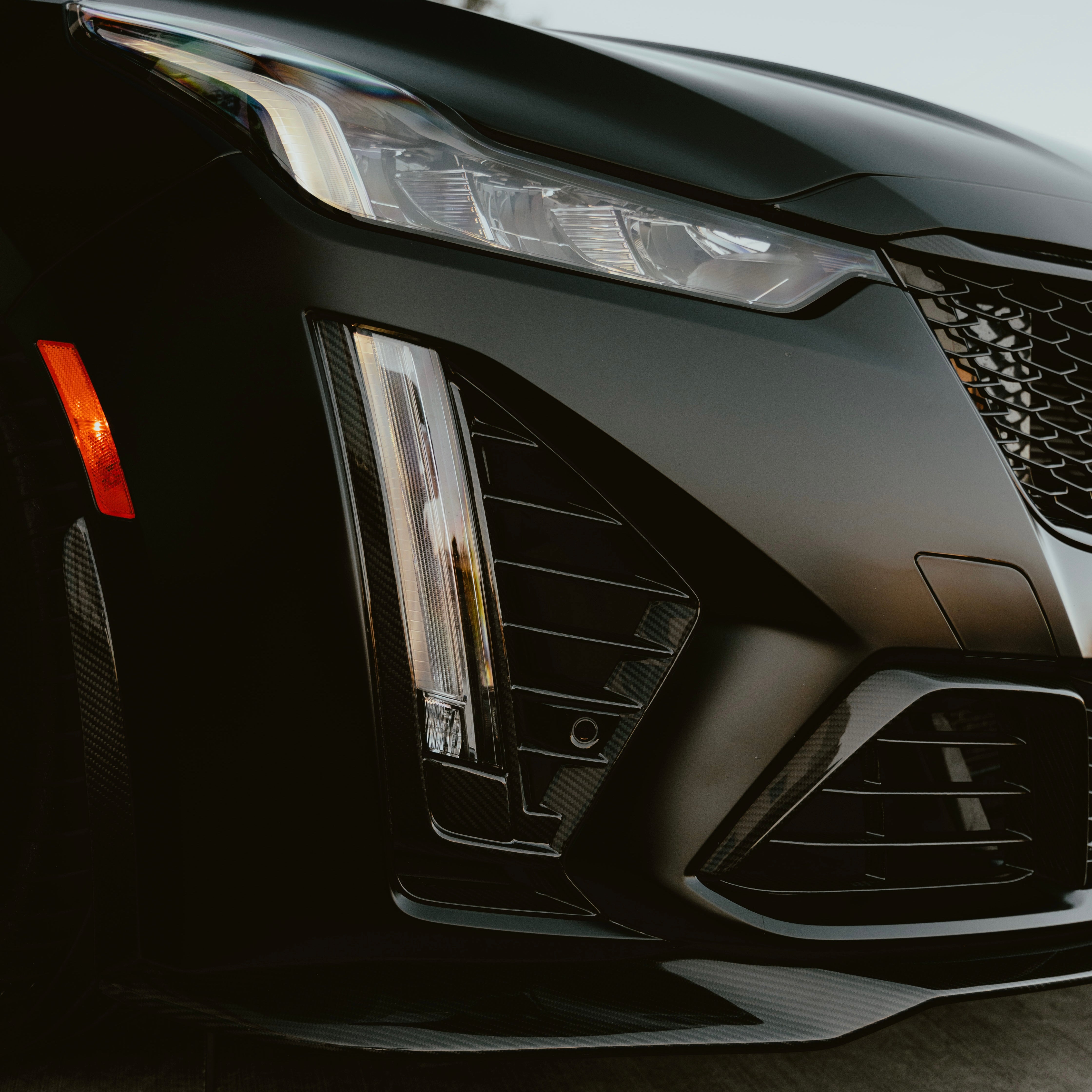 Cadillac CT5-V Blackwing Gloss Carbon Fiber Side Grilles (Pair)