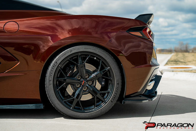 Maxton Design C8 Corvette 4pc Body Kit - Carbon Flash