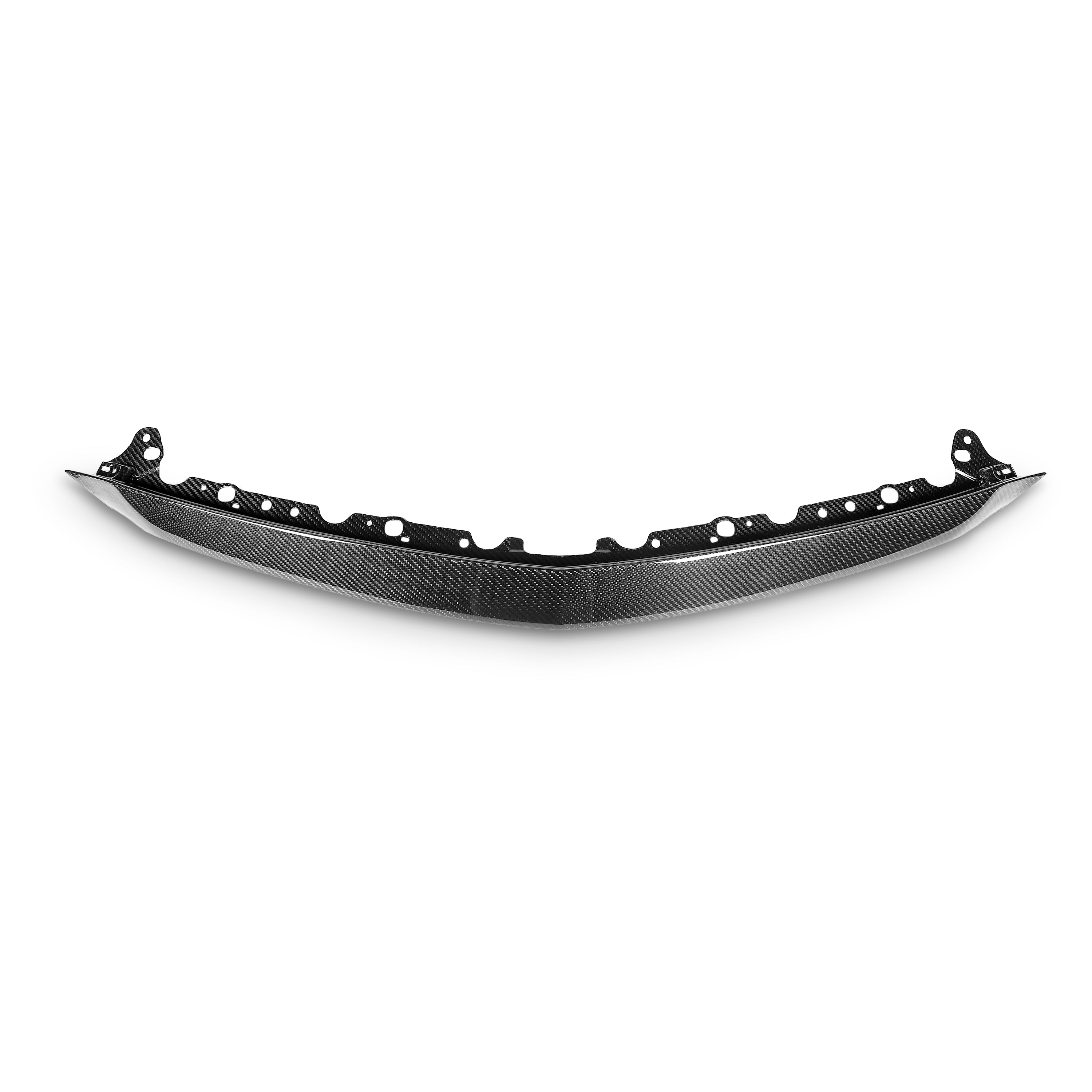 Cadillac CT5-V Blackwing Front Bumper Top Upper Shell Pre Preg Gloss Carbon Fiber Replacement