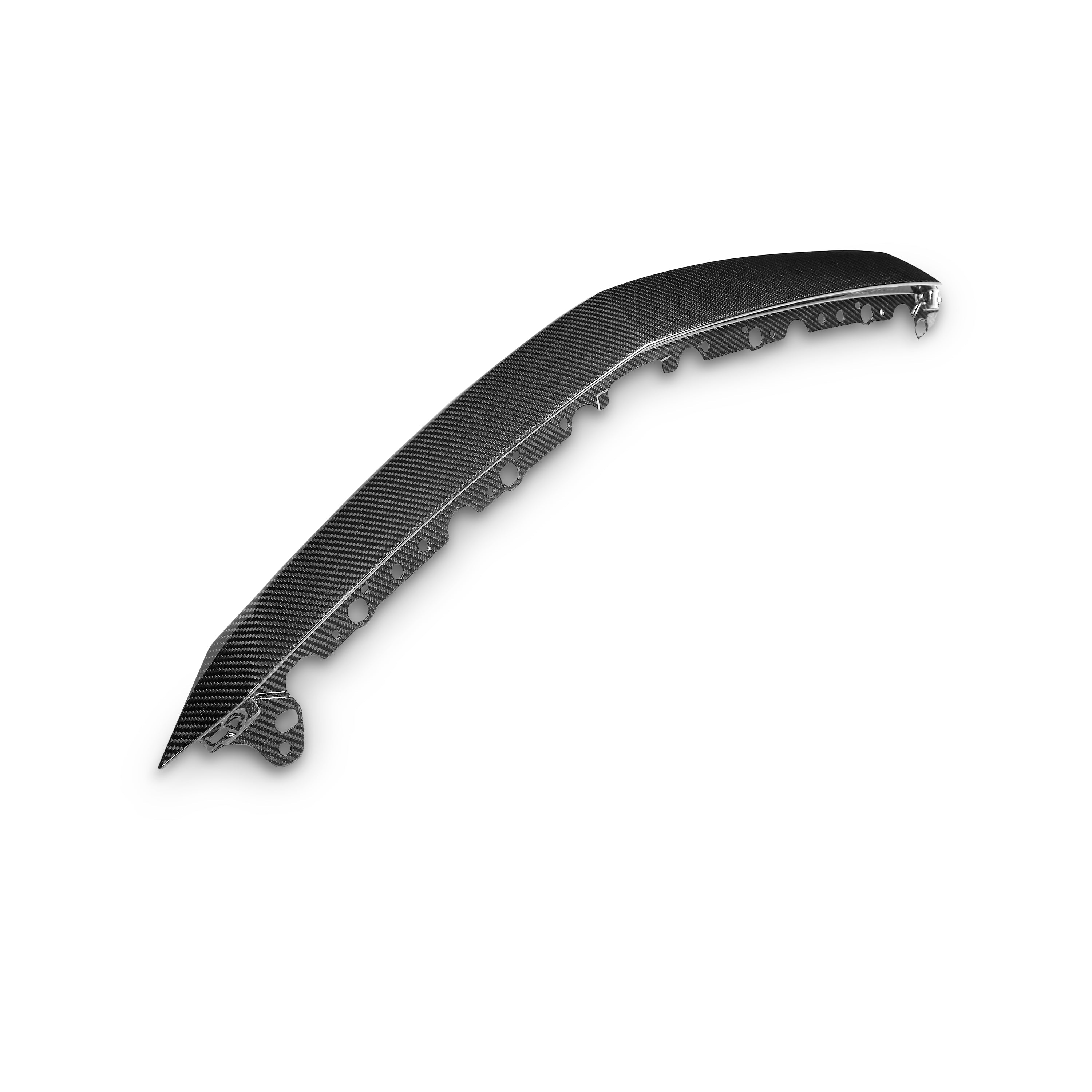 Cadillac CT5-V Blackwing Front Bumper Top Upper Shell Pre Preg Gloss Carbon Fiber Replacement