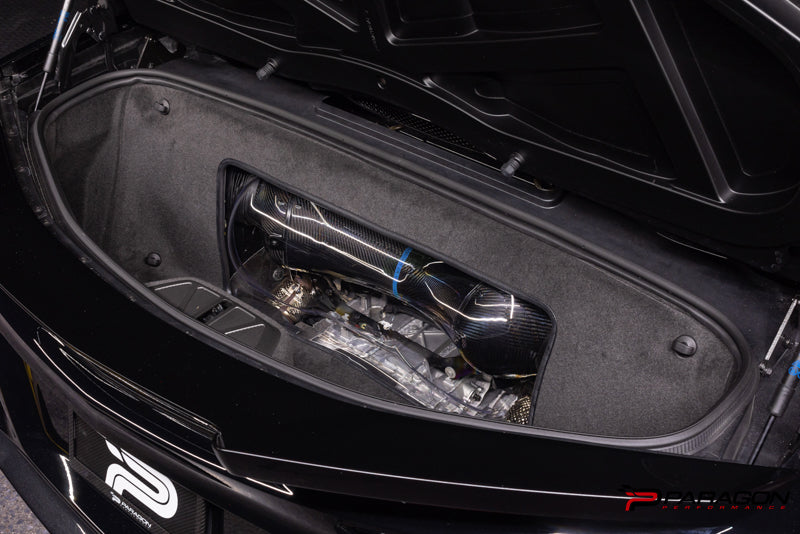 Eventuri C8 Corvette ZR1 HTC Carbon Fiber Intake with Clear Lid