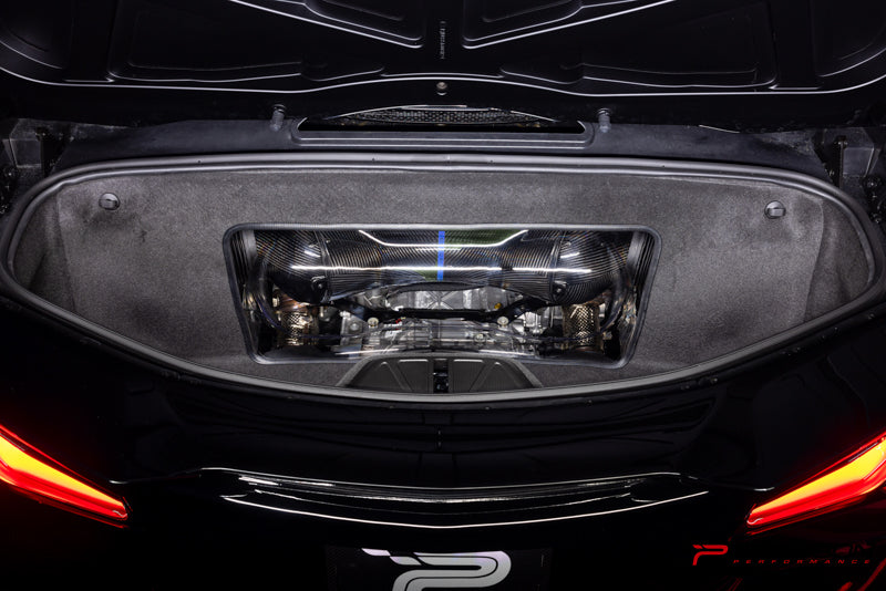Eventuri C8 Corvette ZR1 HTC Carbon Fiber Intake with Clear Lid