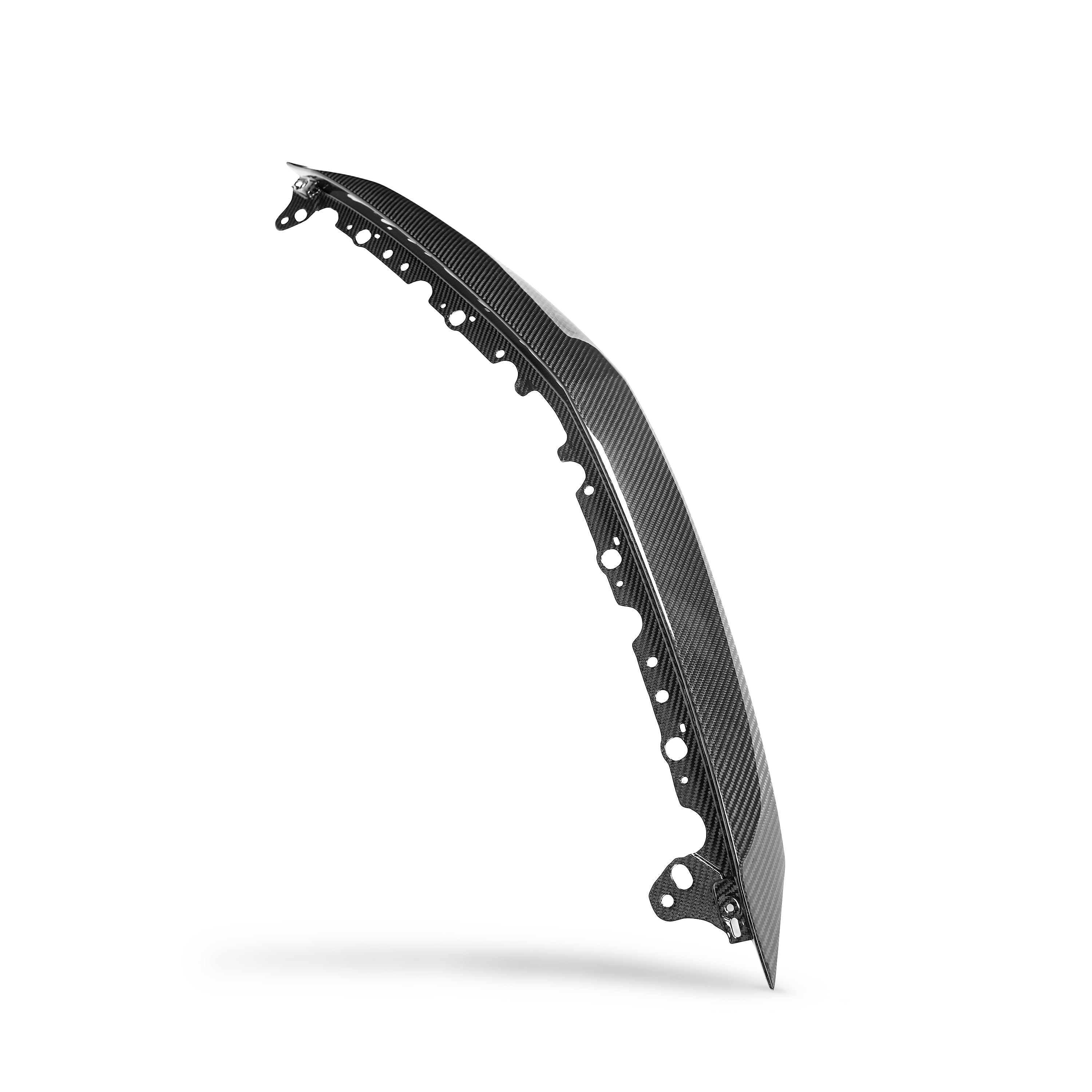 Cadillac CT5-V Blackwing Front Bumper Top Upper Shell Pre Preg Gloss Carbon Fiber Replacement