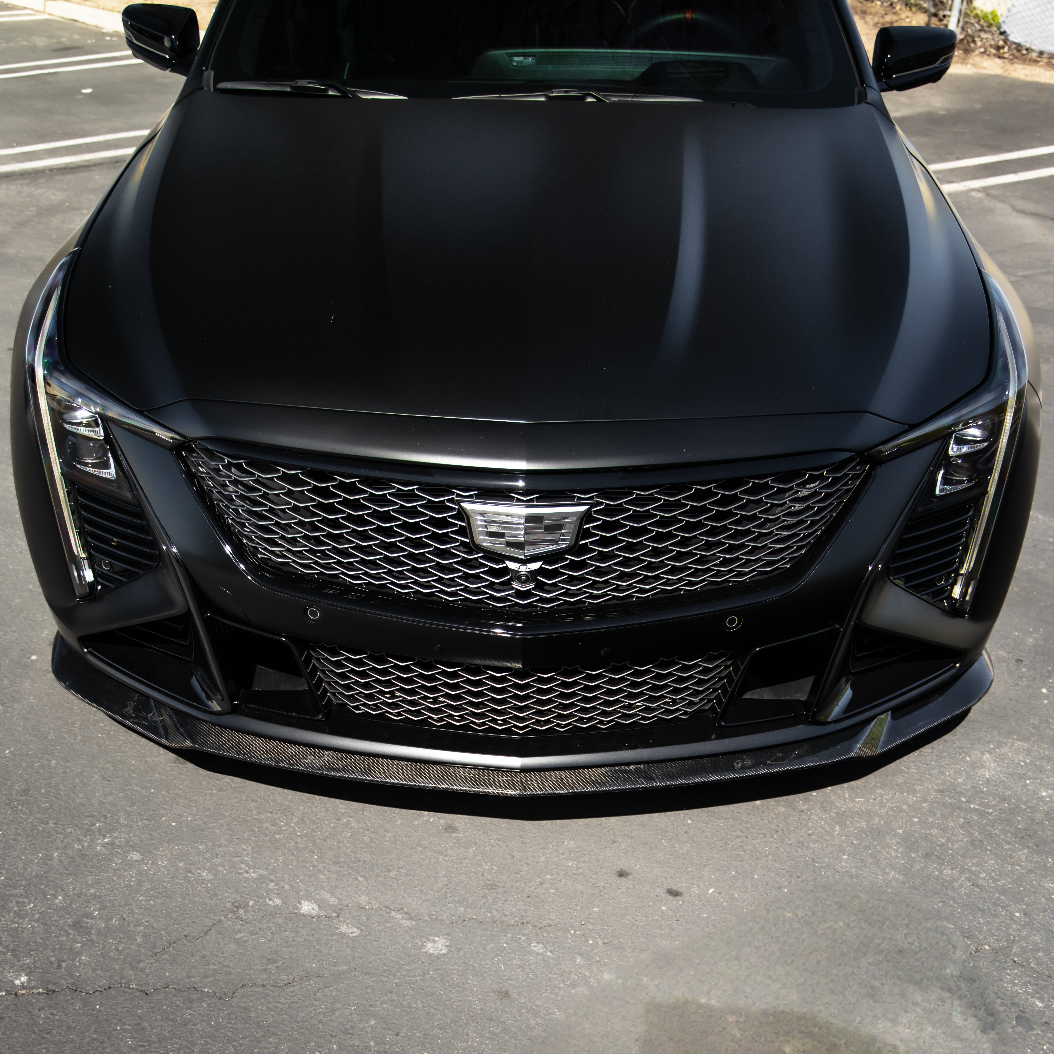 Cadillac CT5-V Blackwing Gloss Carbon Fiber Front Chin Splitter