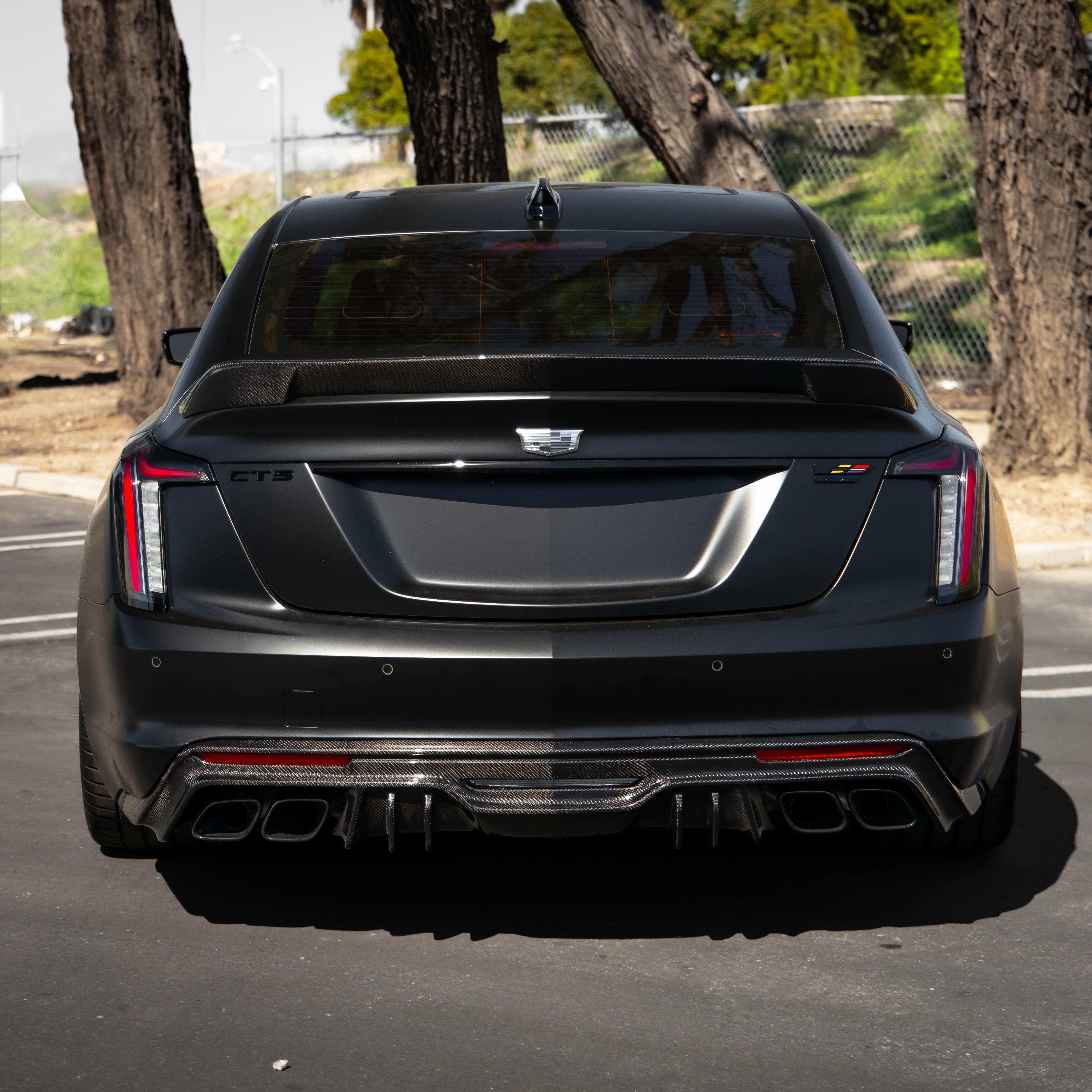 Cadillac CT5-V Blackwing Gloss Carbon Fiber Rear Spoiler