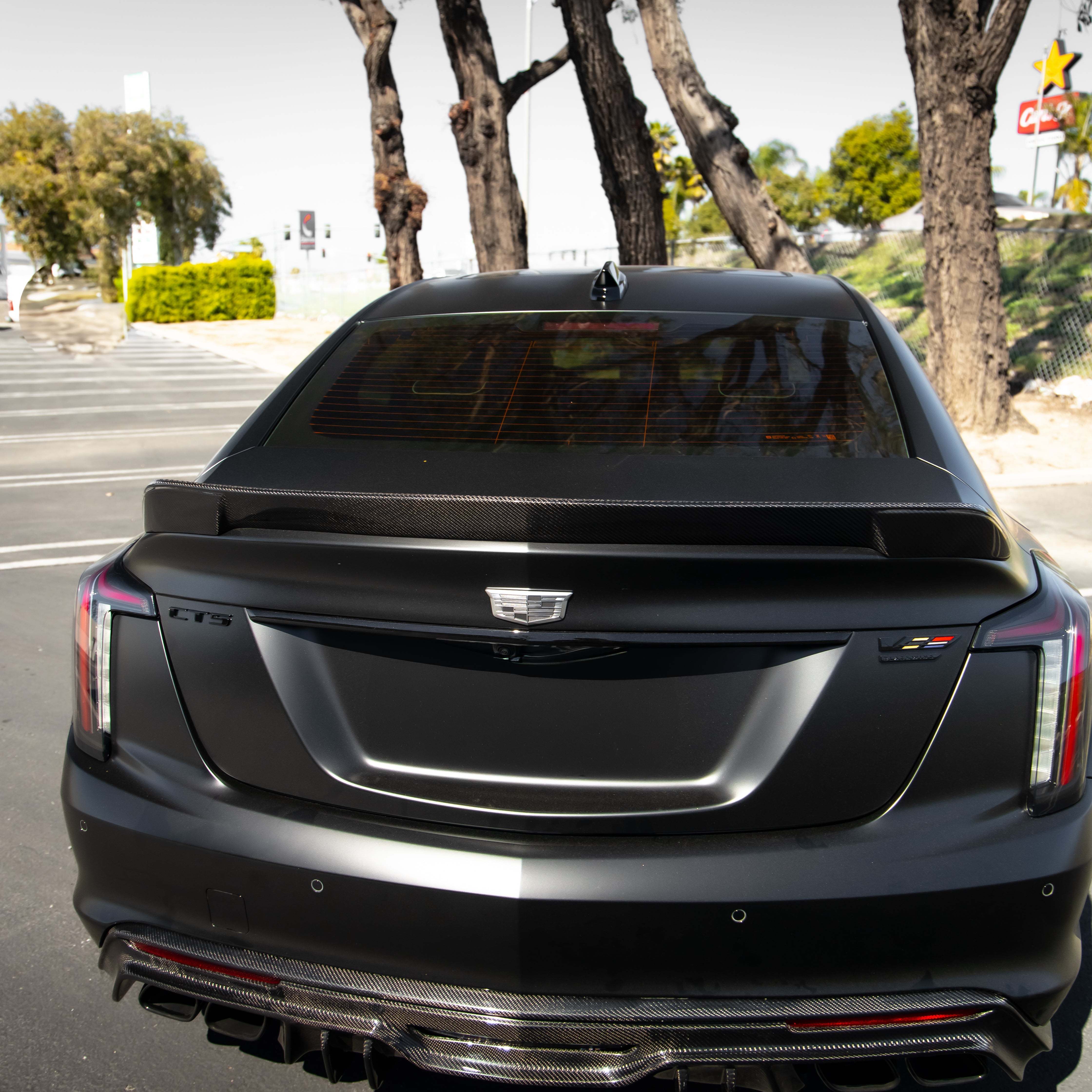 Cadillac CT5-V Blackwing Gloss Carbon Fiber Rear Spoiler