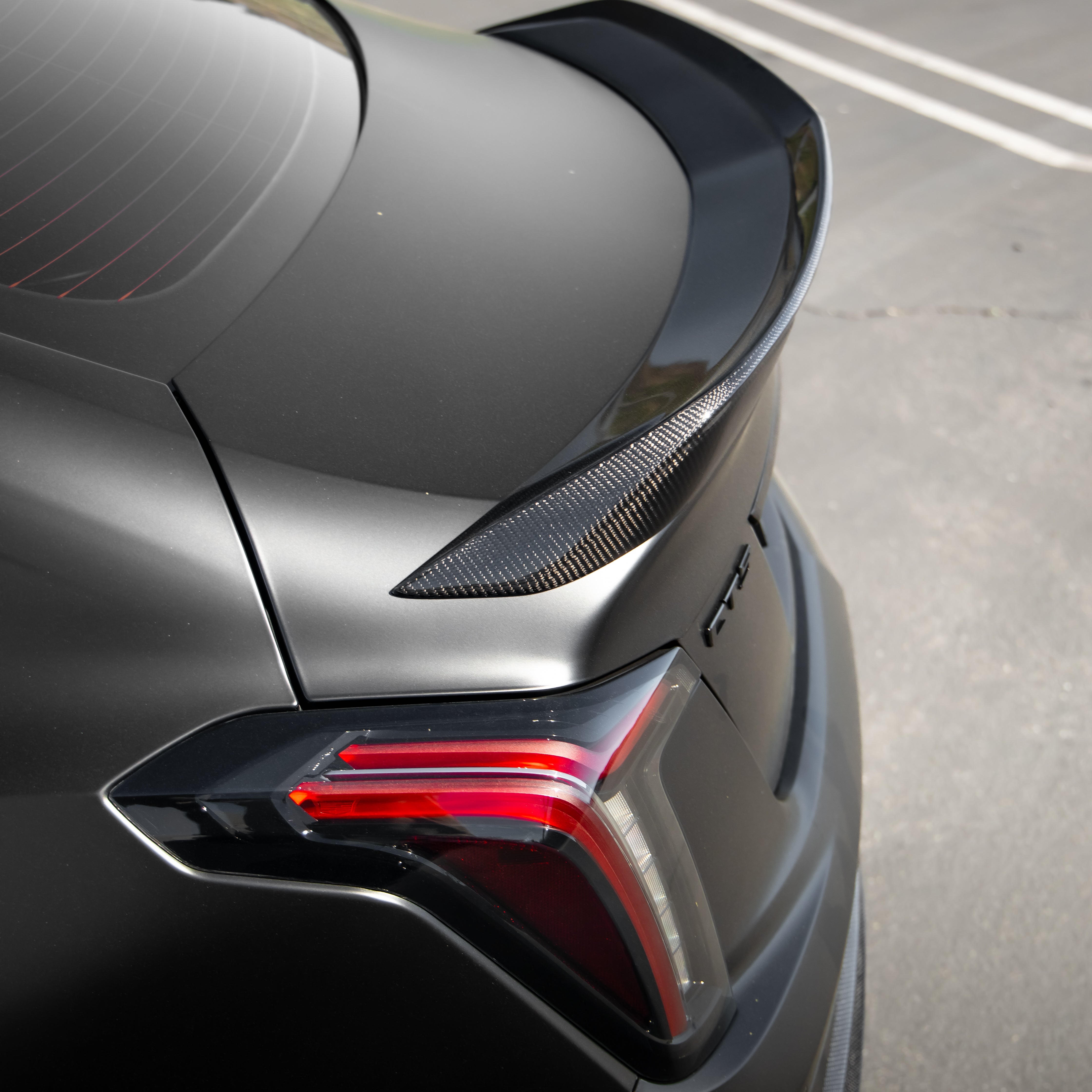 Cadillac CT5-V Blackwing Gloss Carbon Fiber Rear Spoiler