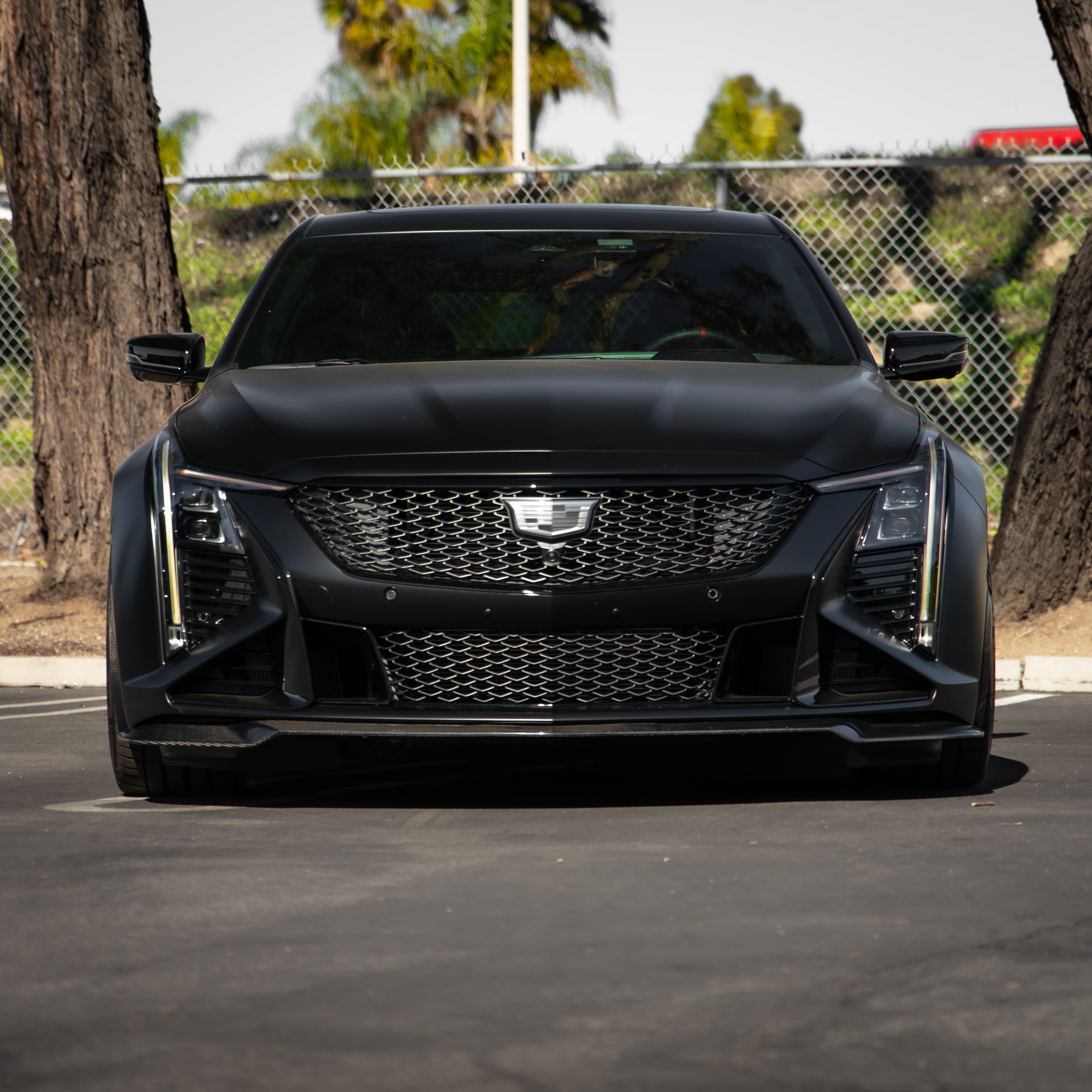 Cadillac CT5-V Blackwing Gloss Carbon Fiber Front Chin Splitter