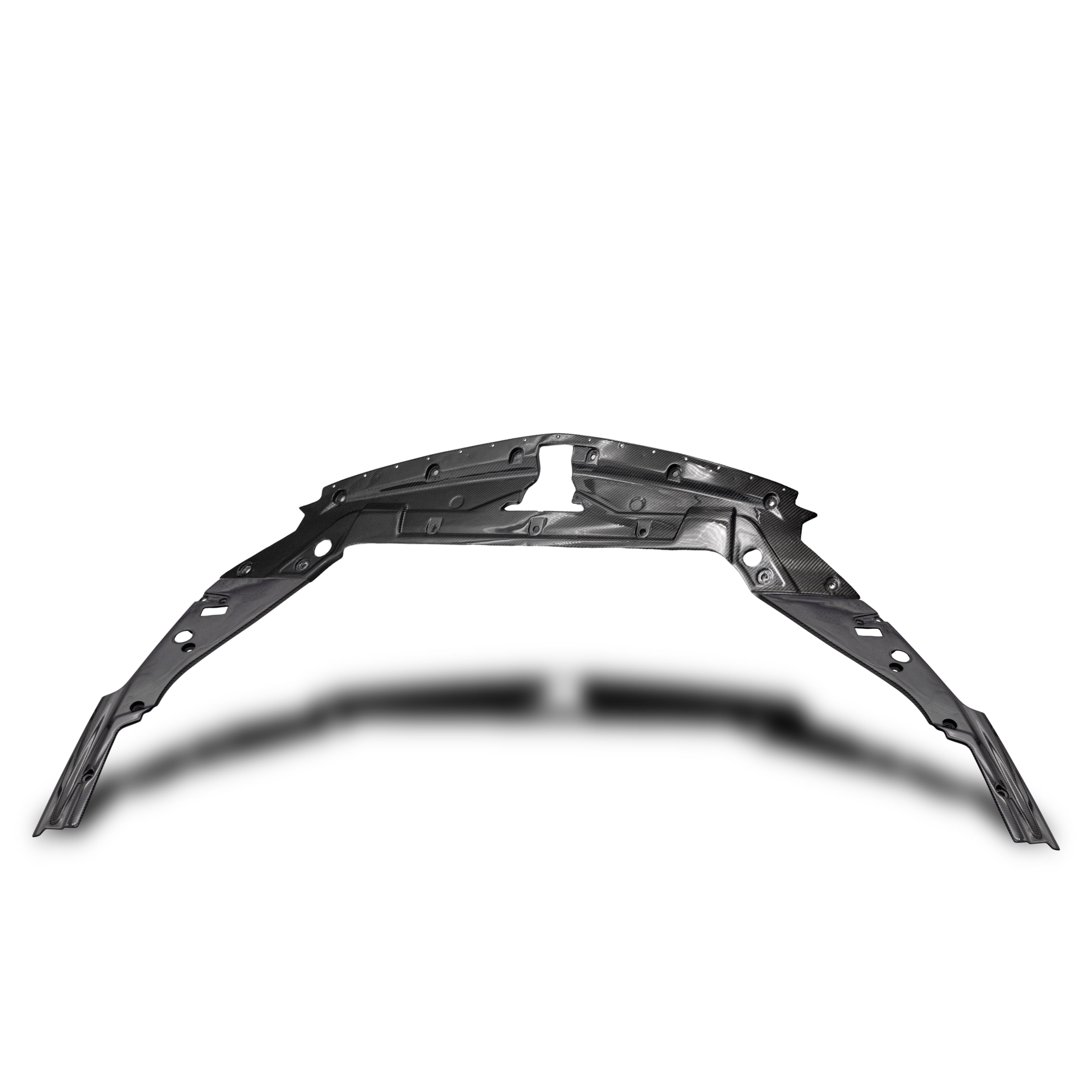 Cadillac CT5-V Blackwing Engine Panel Trim Radiator Cover Gloss Carbon Fiber 3pc Kit