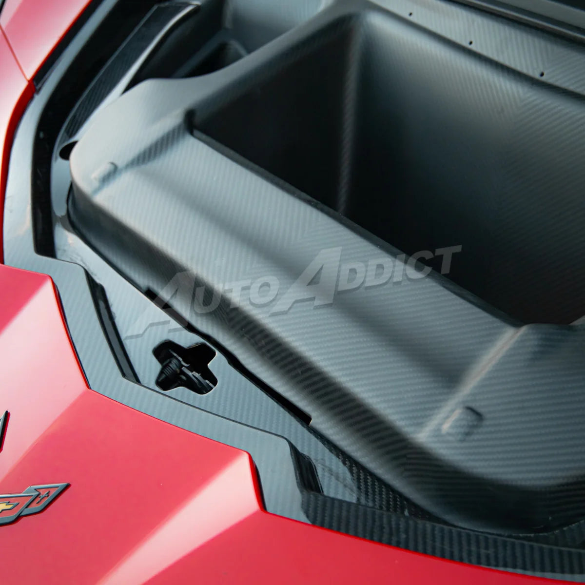 C8 Type-ZR1X ZTK Hood Functional Dry Carbon Fiber Double Sided 6PCS Kit