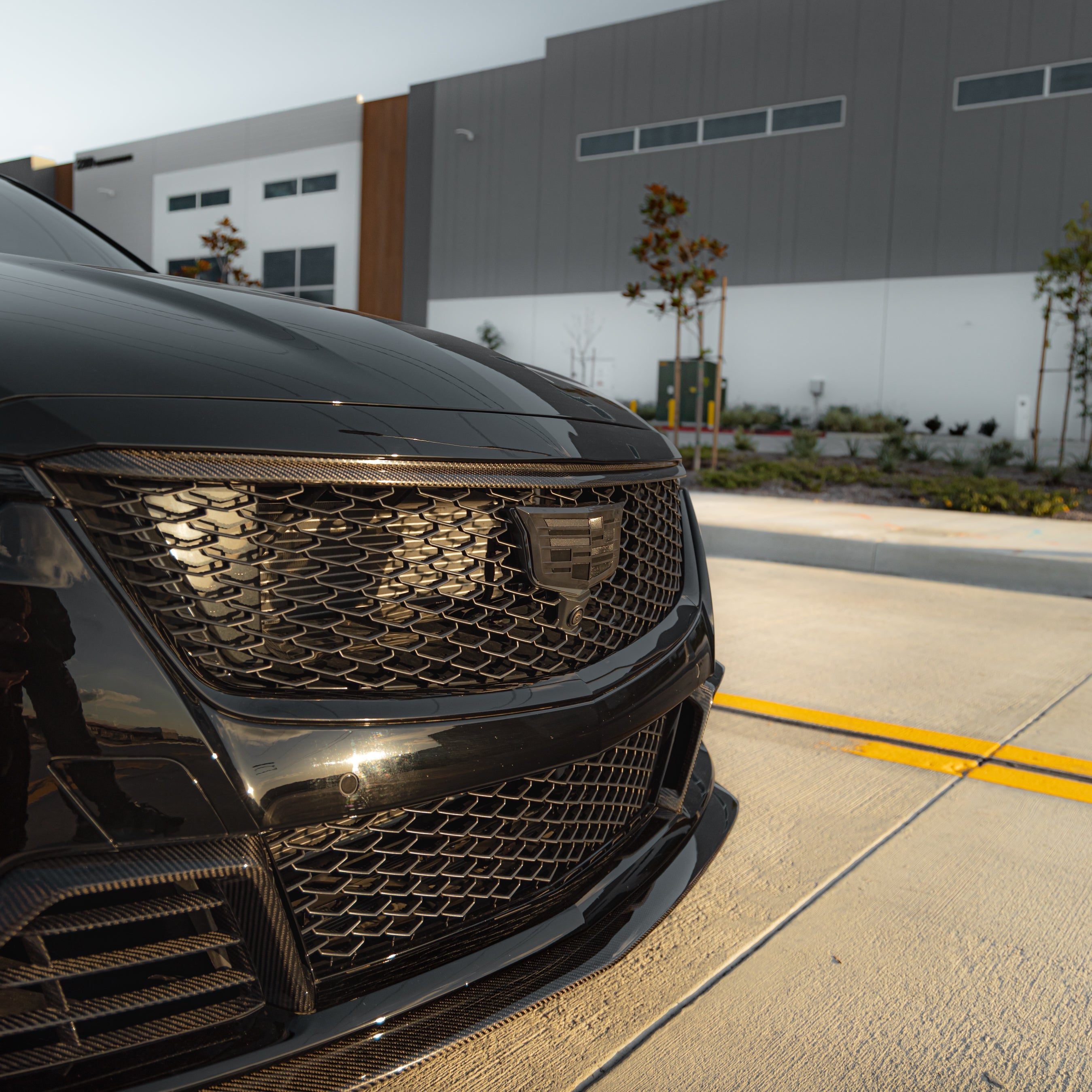 Cadillac CT5-V Blackwing Carbon Fiber Upper Grille Trim Replacement
