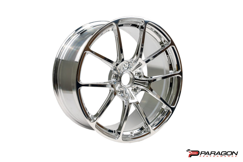 Titan 7 T-P5 18x10.5 19x12 5x120 Chevrolet C8 Corvette - Brushed Clear