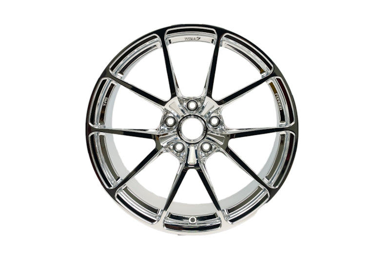 Titan 7 T-P5 18x10.5 19x12 5x120 Chevrolet C8 Corvette - Polished Clear