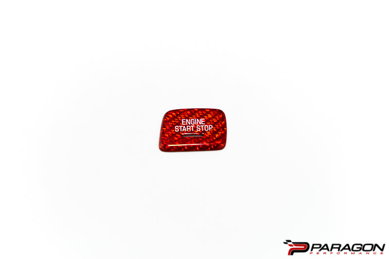 Paragon C7 Corvette Engine Start / Stop Button Overlay - Carbon Fiber