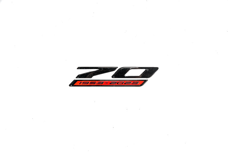 C8 Corvette 70th Anniversary Side Emblems - PAIR