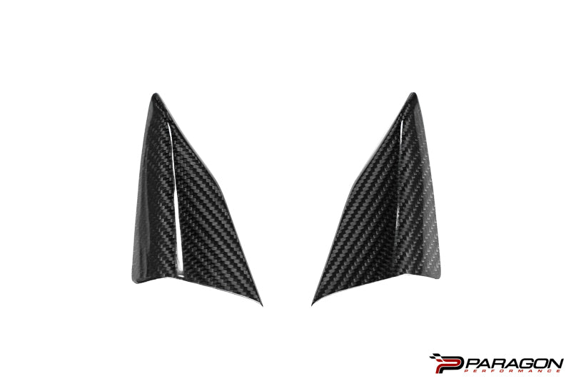 CCS C8 Corvette Carbon Fiber A Pillar Interior Trim Overlay
