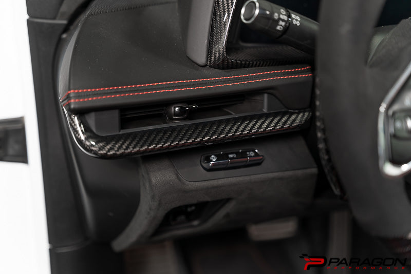 Regular Carbon Fiber installed for reference