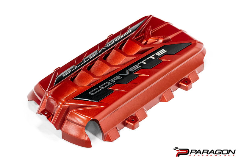 C8 Corvette LT2 Edge Red Engine Cover