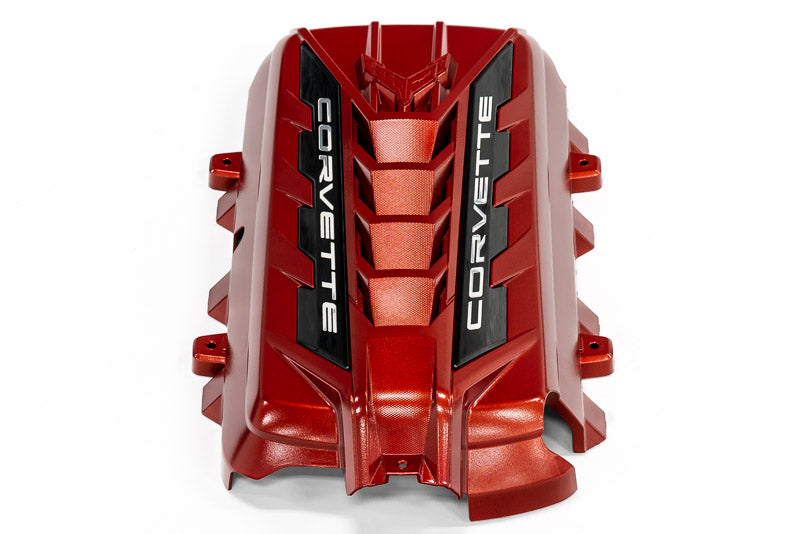 C8 Corvette LT2 Edge Red Engine Cover