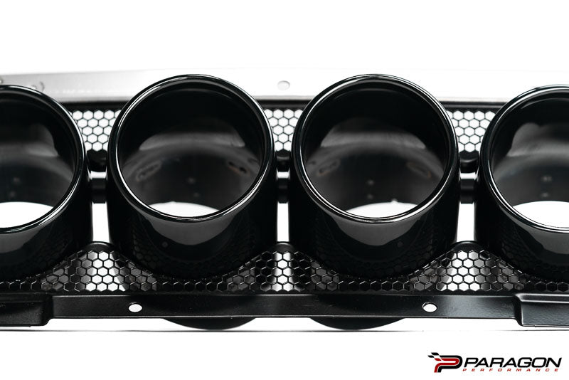 C8 Corvette Z06 Black Center OEM Exhaust Tips