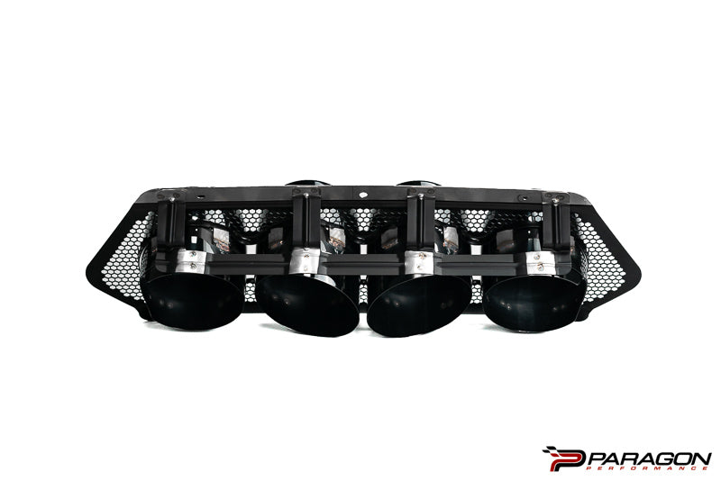 C8 Corvette Z06 Black Center OEM Exhaust Tips