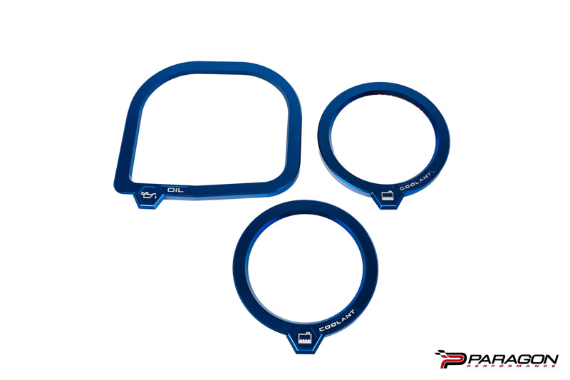 C8 Rally Driver HTC Fast Access Oil & Coolant Cap Covers Kit