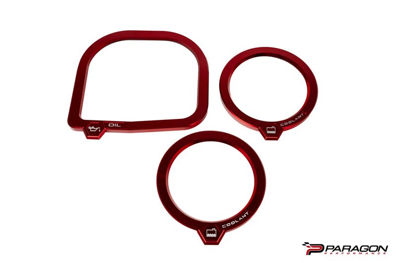 C8 Rally Driver HTC Fast Access Oil & Coolant Cap Covers Kit