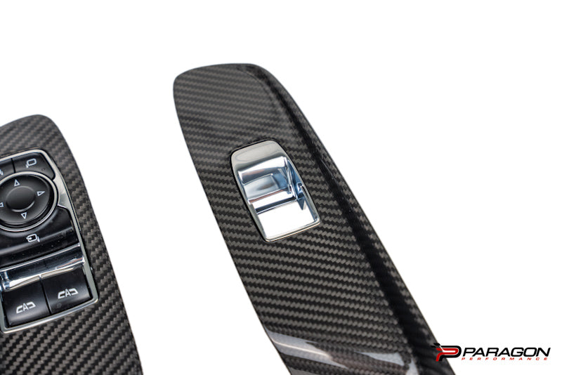 GM Genuine Door Armrest Switch Mount Plate - Coupe Carbon Fiber DS & PS