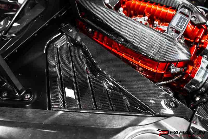CCS C8 Carbon Fiber Engine Appearance Package