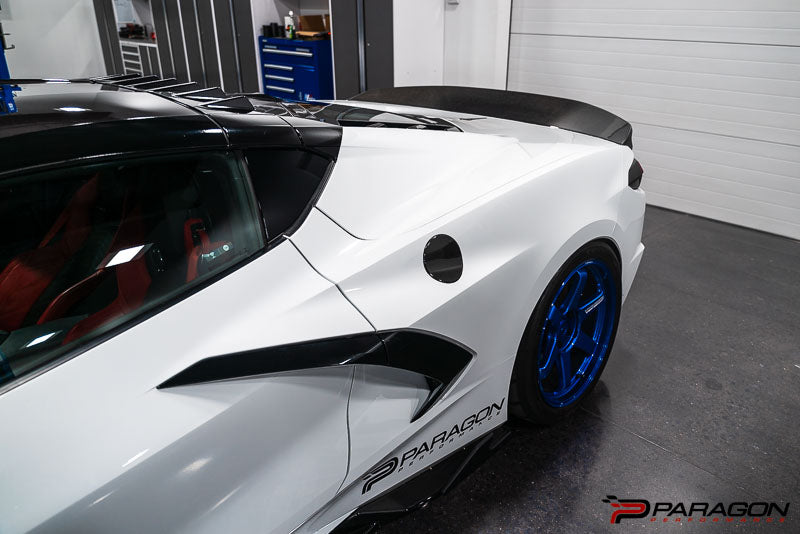 CCS C8 Corvette Carbon Fiber Gas Cap Overlay