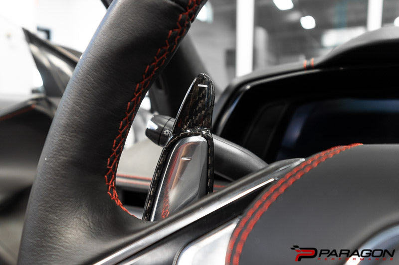 CCS C8 Corvette Carbon Fiber Paddle Shifter Extenders