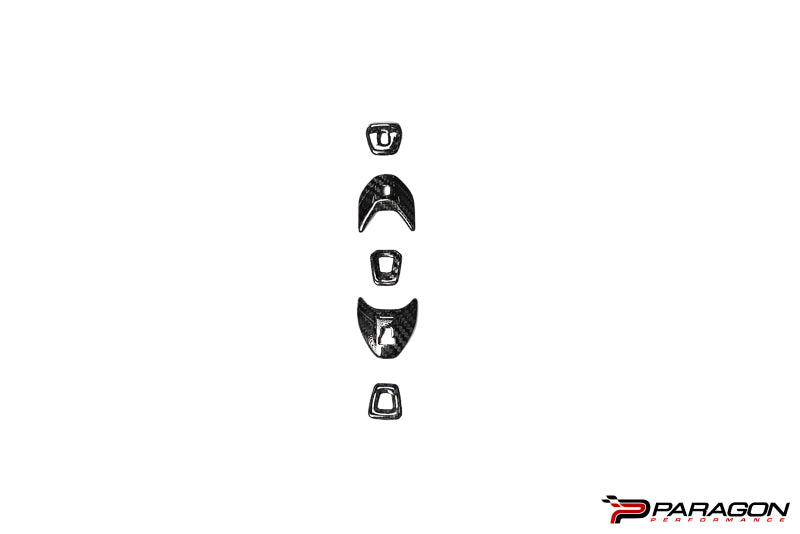 CCS C8 Corvette Carbon Fiber Transmission Control Button Covers