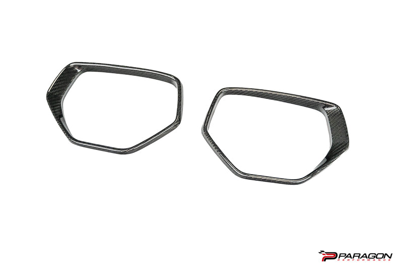 CCS C8 Corvette Carbon Fiber Mirror Inlays - Left & Right