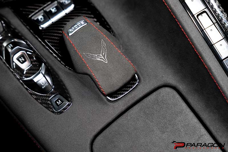 CCS C8 Corvette Carbon Fiber Mode Selector Trim Overlay