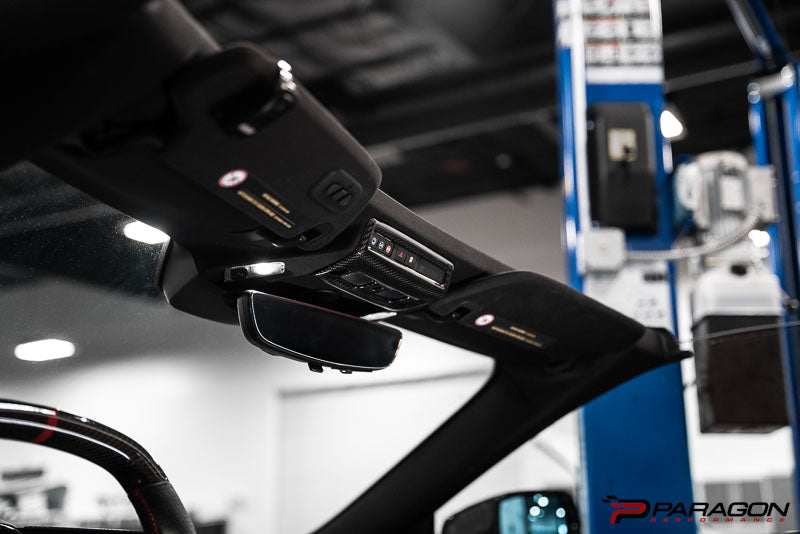 CCS C8 Corvette Carbon Fiber Reading Lamp Overlay