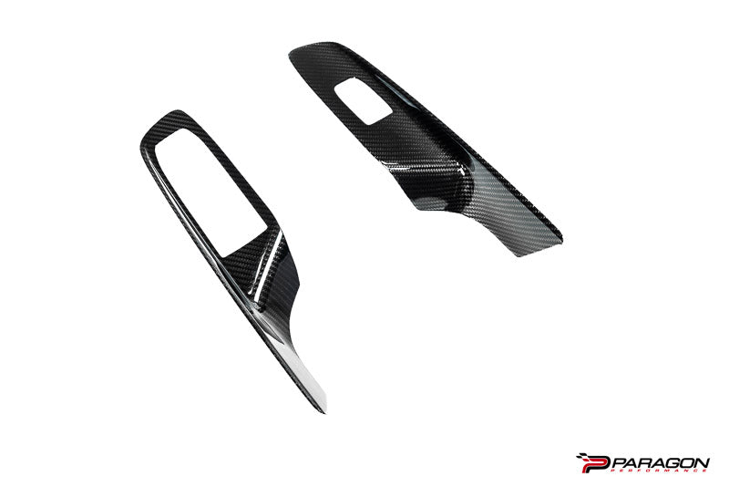 CCS C8 Corvette Carbon Fiber Window Switch Covers - HTC