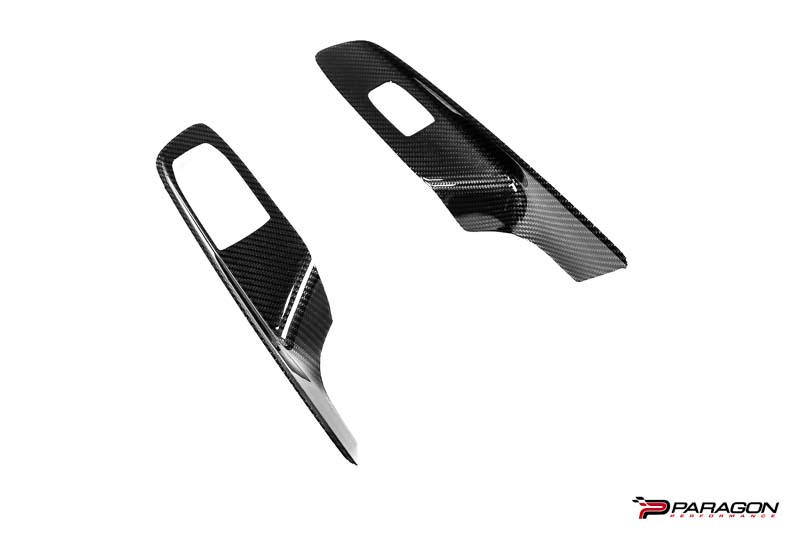 CCS C8 Corvette Carbon Fiber Window Switch Covers - COUPE
