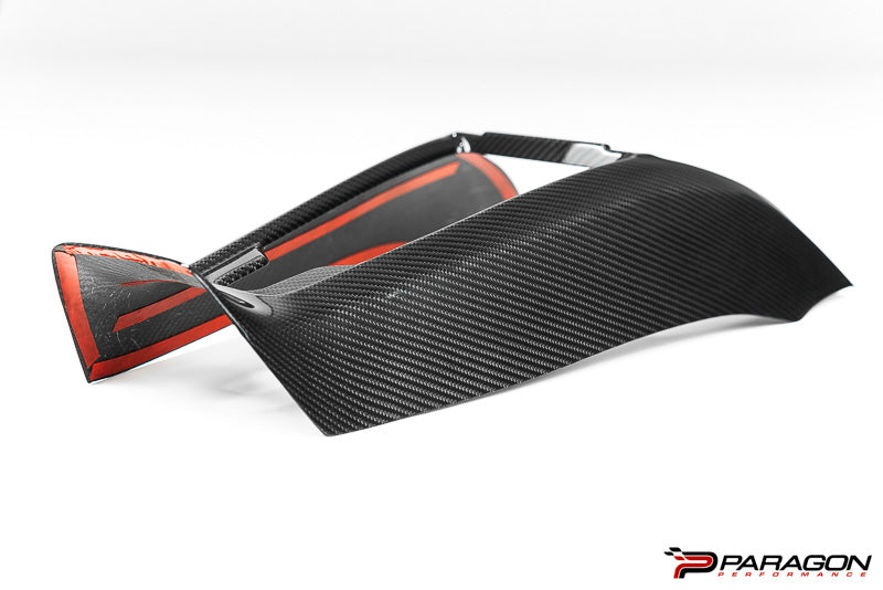 CCS C8 Corvette Carbon Fiber Rear Waterfall Overlay
