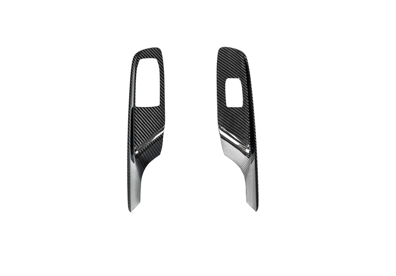 CCS C8 Corvette Carbon Fiber Window Switch Covers - COUPE