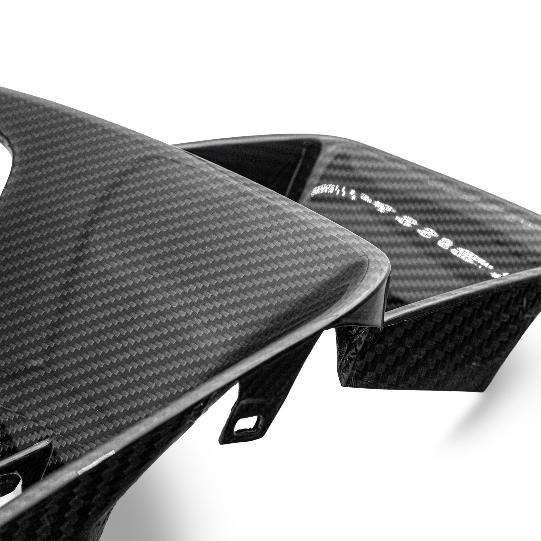 Cadillac CT5-V Blackwing Front Side Outer Grilles Pre Preg Gloss Carbon Fiber Pair