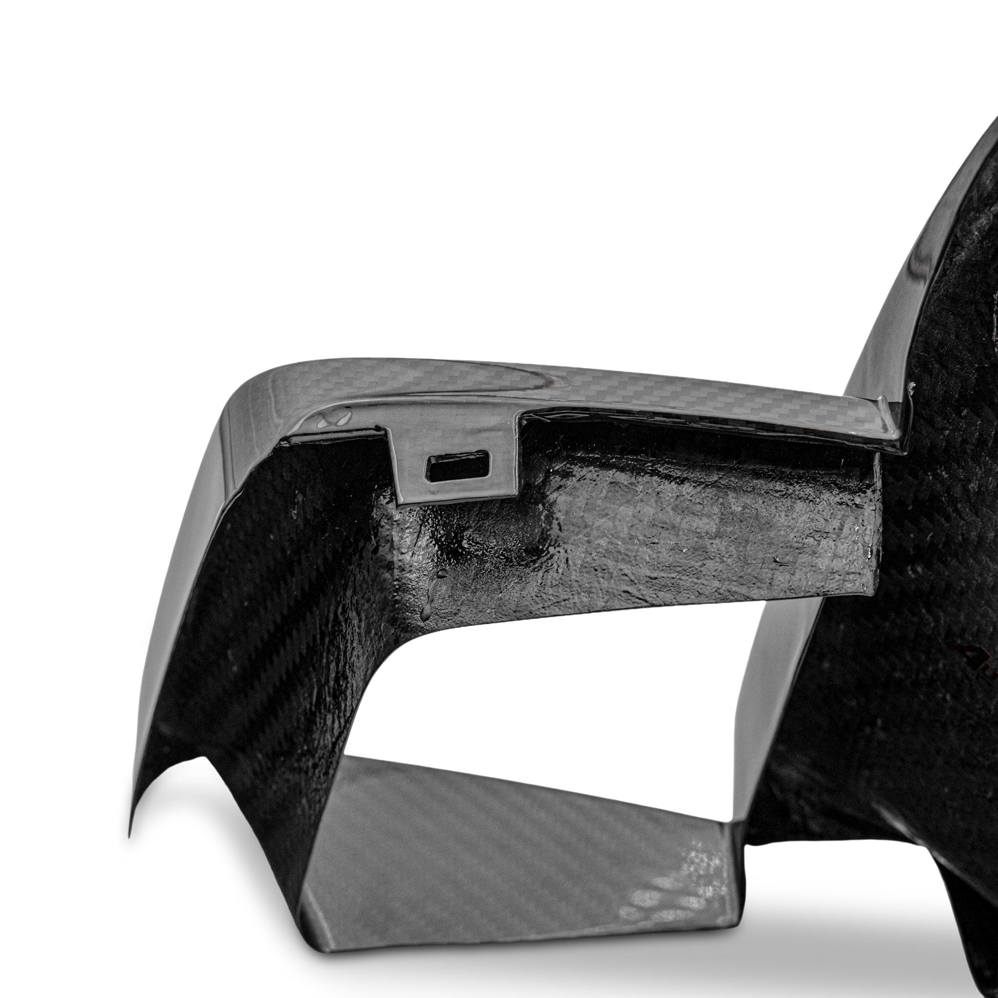 Cadillac CT5-V Blackwing Front Side Outer Grilles Pre Preg Gloss Carbon Fiber Pair