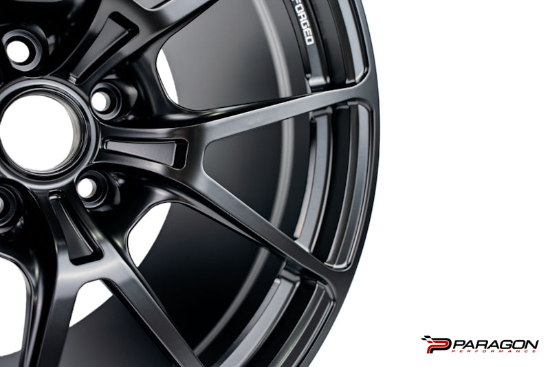 Titan 7 T-P5 18x10.5 19x12 5x120 Chevrolet C8 Corvette - Machine Black