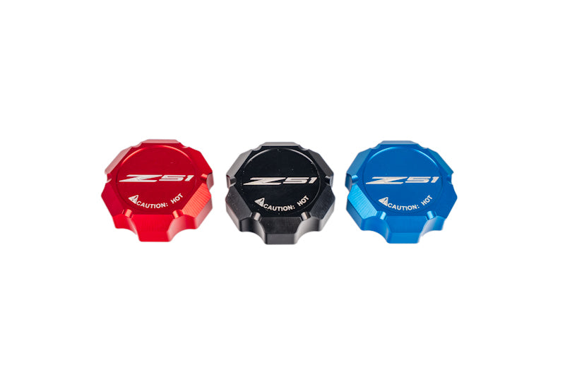 C8 Corvette Coolant Cap Cover - Black, Blue or Red