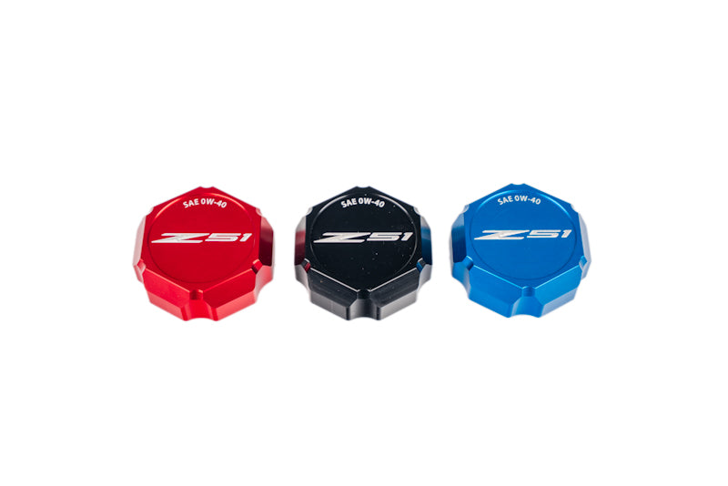 C8 Corvette Oil Cap Cover - Black, Blue or Red