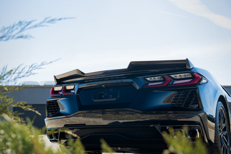 Paragon Performance C8 Stingray Z06 Replica Spoiler - Carbon Fiber (6 hole coverage)